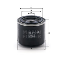 Фильтр масляный MANN-FILTER W 811/83